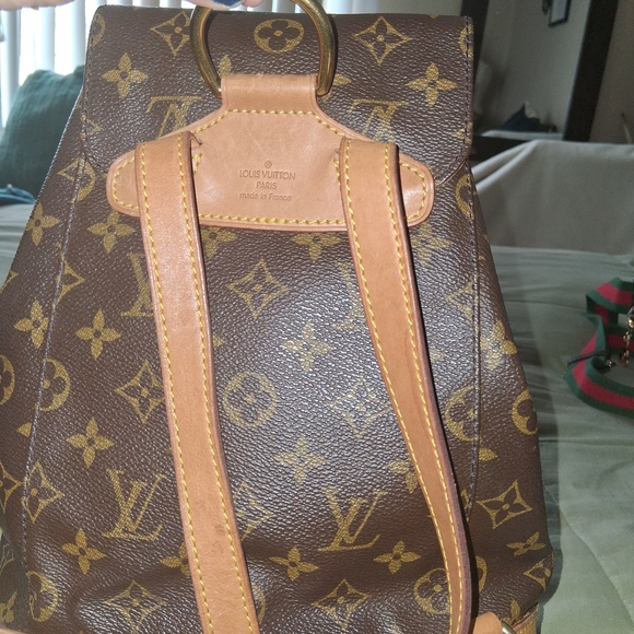 Louis Vuitton Brown and Tan Monogram Backpack - Picture 2 of 9